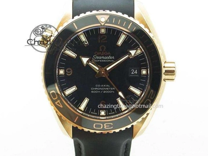 0329 OdorResistant Seamaster 300M Diver Titanium Bronze Gold VSF 1:1 Best Edition Green Dial on Titanium Mesh Bracelet A 7660
